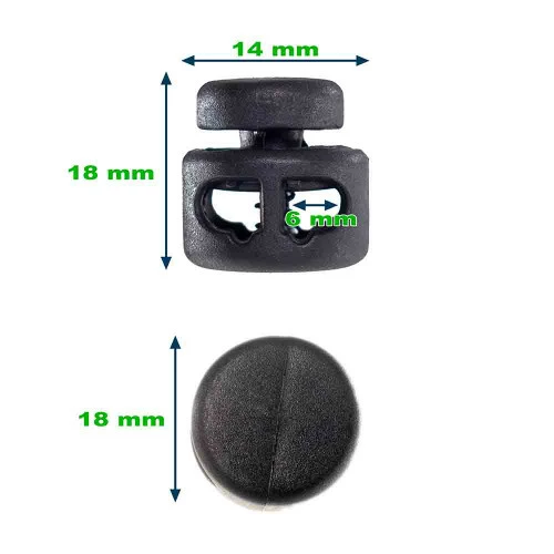 Two-Hole Cord Locks - Multiple Colors 5 Two-Hole Cord Locks - Multiple Colors - Image 3