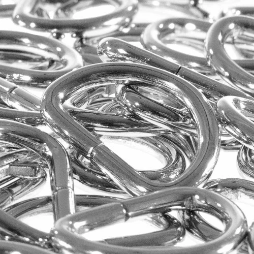 Silver Metal D Rings - Multiple Sizes 3 Silver Metal D Rings - Multiple Sizes