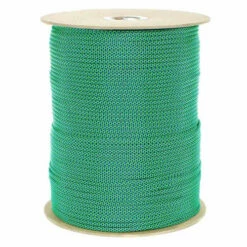 Neon Green W/ Electric Blue Diamonds 550 (7-Strand) - Spools