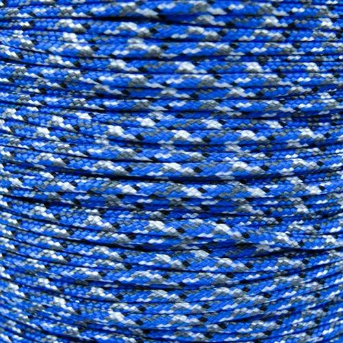 Blue Camo 95 Paracord (1-Strand) - Spools 3 Blue Camo 95 Paracord (1-Strand) - Spools