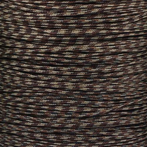 Brown Camo 95 Paracord (1-Strand) - Spools 3 Brown Camo 95 Paracord (1-Strand) - Spools