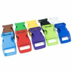 5/8 Inch Contoured Buckles - Multiple Colors