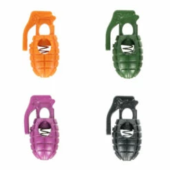 Single Barrel Grenade Cord Locks - Multiple Colors
