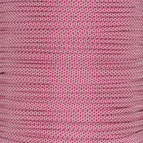 Cream W/ Fuchsia Diamonds - 550 Paracord 3 Cream W/ Fuchsia Diamonds - 550 Paracord