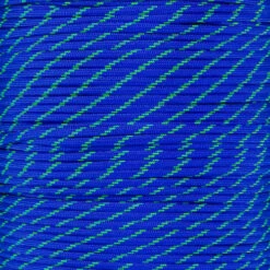 Electric Blue W/ Neon Green Tracers 550 (7-Strand) - Spools