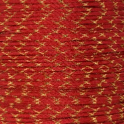 Imperial Red With Gold Metallic X 550 Paracord (7-Strand) - Spools