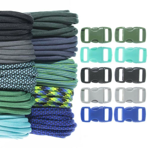 Chrysocolla - Combo Kit (Paracord & Buckles) 3 Chrysocolla - Combo Kit (Paracord & Buckles)