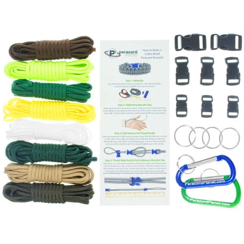 Grass Stain - Combo Kit (Paracord & Buckles) 3 Grass Stain - Combo Kit (Paracord & Buckles)