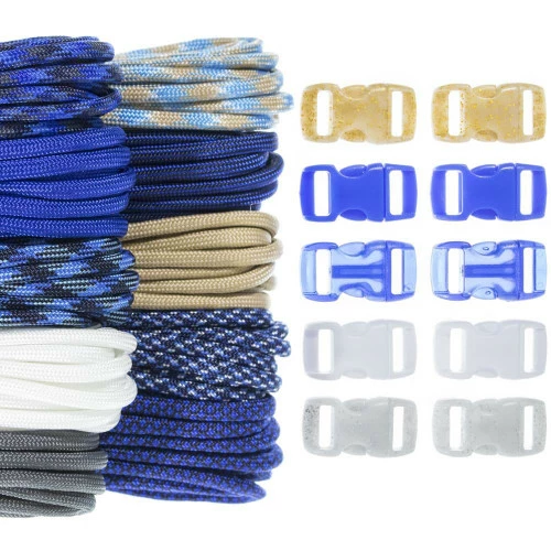 Lapis Lazuli - Combo Kit (Paracord & Buckles) 3 Lapis Lazuli - Combo Kit (Paracord & Buckles)