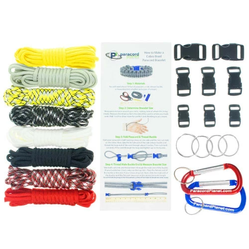 Prepper Plaid - Combo Kit (Paracord & Buckles) 3 Prepper Plaid - Combo Kit (Paracord & Buckles)