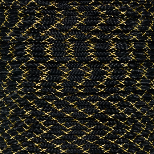 Gold Knight - 550 Paracord With Metallic Tracers 3 Gold Knight - 550 Paracord With Metallic Tracers