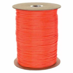 Neon Orange And White Stripes550 Paracord (7-Strand) - Spools