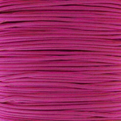 Neon Pink And Black Stripes - 550 Paracord