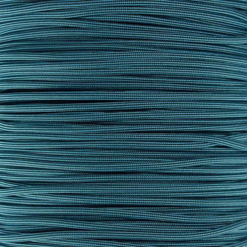 Neon Turquoise And Black Stripes 550 Paracord (7-Strand) - Spools 3 Neon Turquoise And Black Stripes 550 Paracord (7-Strand) - Spools
