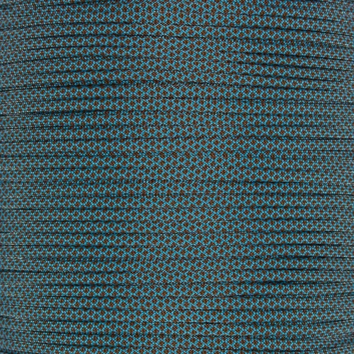 Neon Turquoise And Chocolate Diamonds - 550 Paracord 3 Neon Turquoise And Chocolate Diamonds - 550 Paracord