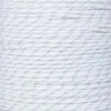 White - 550 Paracord With Reflective Tracers