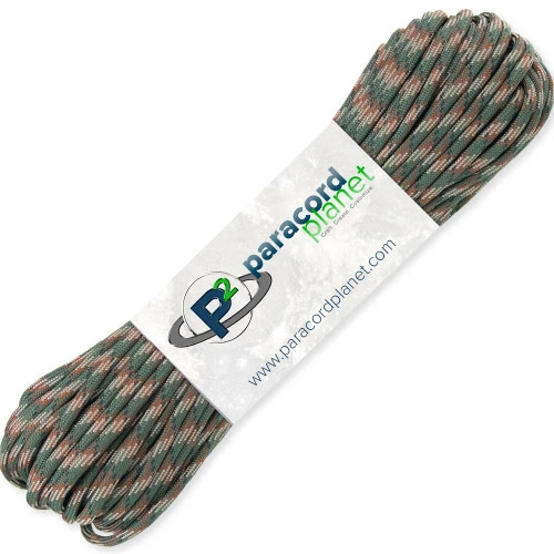 Woodland Camo - 550 Paracord 4 Woodland Camo - 550 Paracord - Image 2