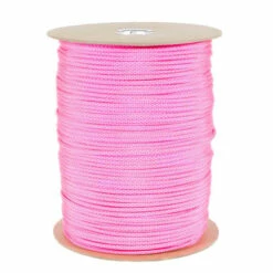 White With Neon Pink Diamonds550 Paracord (7-Strand) - Spools