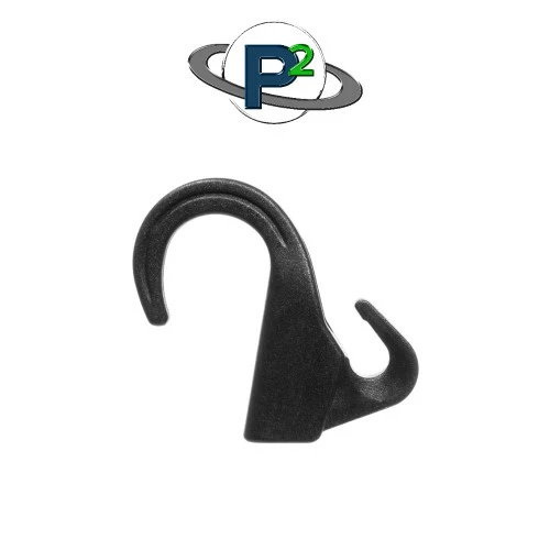 8mm Paracord Hooks - Black 3 8mm Paracord Hooks - Black