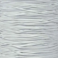 White 1/16 Inch Elastic Cord - 1300 Foot Spool