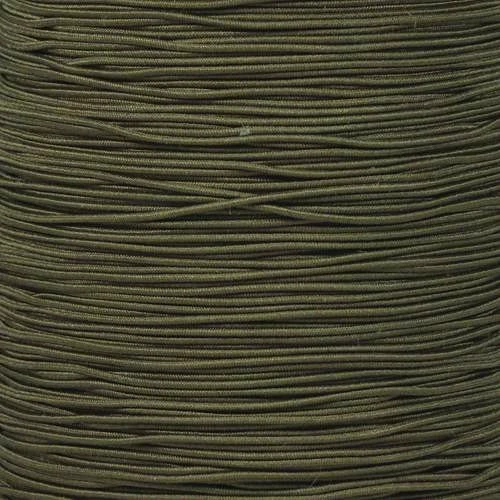 Camo Green 1/32 Inch Elastic Cord - 1300 Foot Spool 3 Camo Green 1/32 Inch Elastic Cord - 1300 Foot Spool