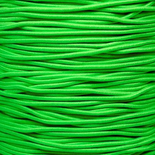 Neon Green 1/32 Inch Elastic Cord - 1300 Foot Spool 3 Neon Green 1/32 Inch Elastic Cord - 1300 Foot Spool