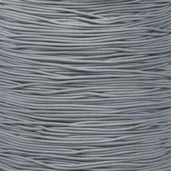 Silver Gray 1/32 Inch Elastic Cord - 1300 Foot Spool