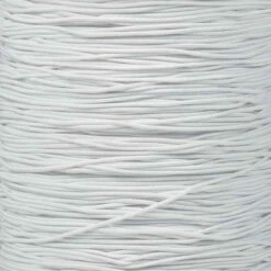 White 1/32 Inch Elastic Cord - 1300 Foot Spool
