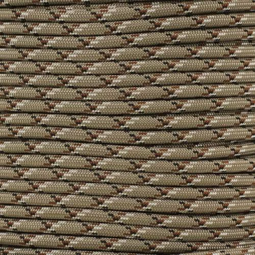 Parachute Cord - Desert Camo 1/4in Para-Max 3 Parachute Cord - Desert Camo 1/4in Para-Max