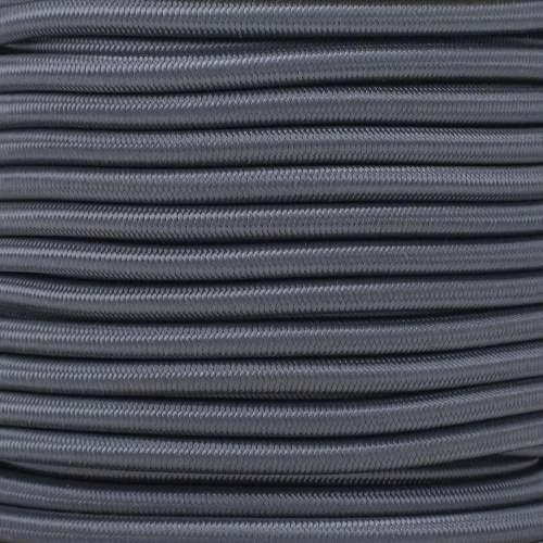 Charcoal Gray - 1/4 Inch Shock Cord 3 Charcoal Gray - 1/4 Inch Shock Cord