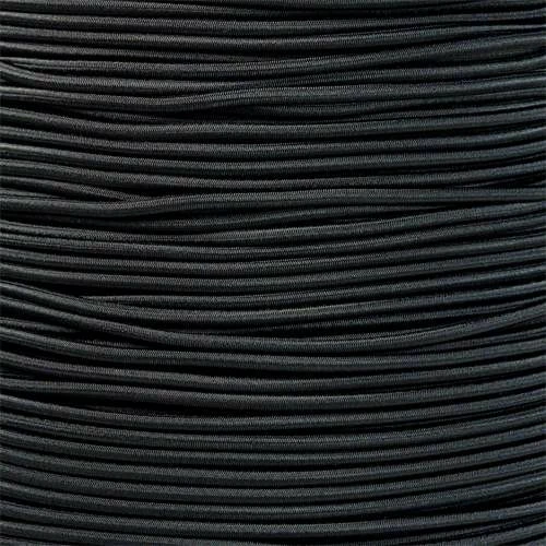 Black 1/8 Inch Shock Cord - Spools 3 Black 1/8 Inch Shock Cord - Spools