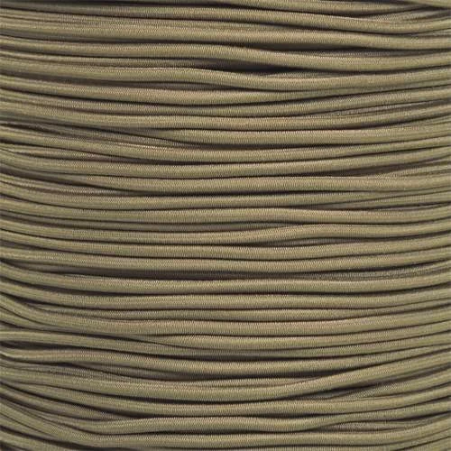 Coyote Brown 1/8 Inch Shock Cord - Spools 3 Coyote Brown 1/8 Inch Shock Cord - Spools