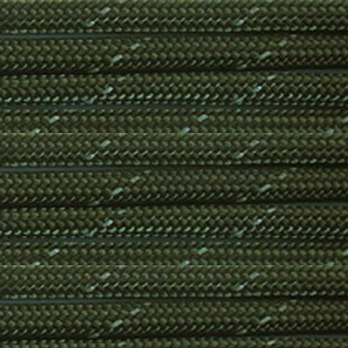 Reflective Olive Drab 550 Paracord (7-Strand) - Spools 3 Reflective Olive Drab 550 Paracord (7-Strand) - Spools