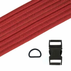 Paracord Dog Collar Kit - Imperial Red
