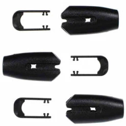 Black Plastic Rope Clamps - Multiple Sizes