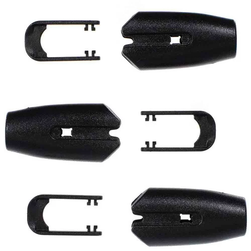 Black Plastic Rope Clamps - Multiple Sizes 3 Black Plastic Rope Clamps - Multiple Sizes