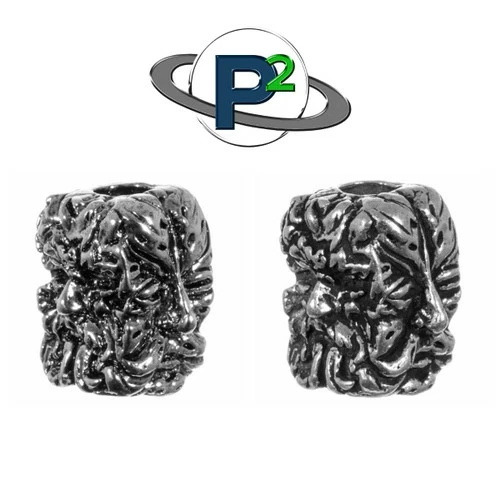 Green Man Bead - Multiple Colors 3 Green Man Bead - Multiple Colors