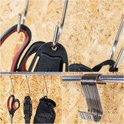 Large Steel S-Hooks 7 Large Steel S-Hooks -Home-Tools Sale SHOOK 134 INUSE6 min 76475.1528301103