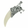 Smooth Silver Wolf Tooth Pendant -Home-Tools Sale SMTH WOLFPNDNT SLVR 55335.1510673065