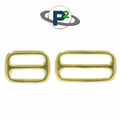 Brass Metal Slide Buckles - Multiple Sizes