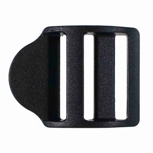 Black Plastic Ladder Sliding Buckle - 1 Inch 3 Black Plastic Ladder Sliding Buckle - 1 Inch