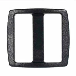 Black Wide Mouth Tri-Glides - 1 Inch