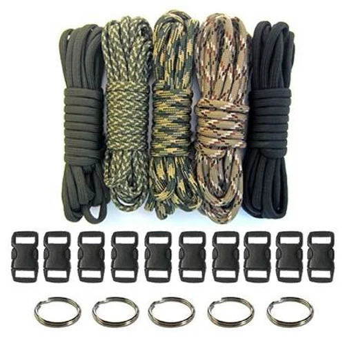 Ammo Camo - Combo Kit (Paracord - Buckles - Rings) 3 Ammo Camo - Combo Kit (Paracord - Buckles - Rings)