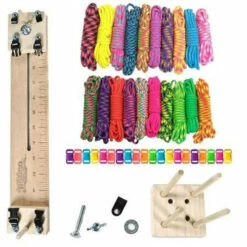 Paracord Crafting Kit W/ Pocket Pro Jig & Monkey Form - Big Neon