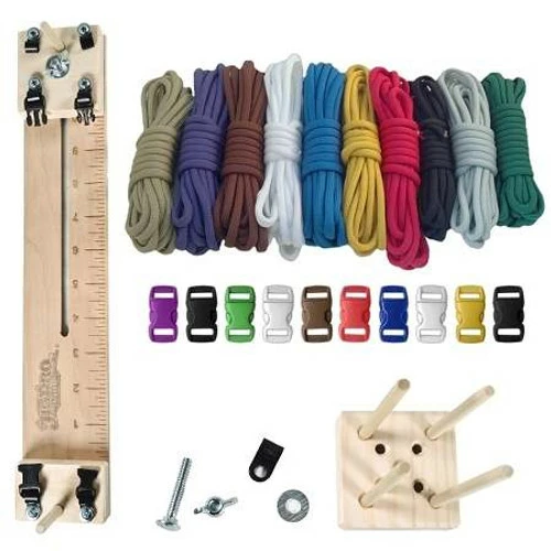 Paracord Crafting Kit W/ Pocket Pro Jig & Monkey Form - Primary 3 Paracord Crafting Kit W/ Pocket Pro Jig & Monkey Form - Primary